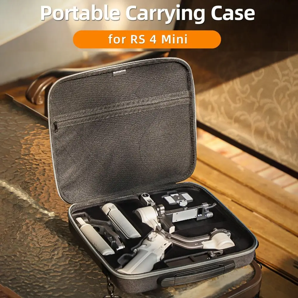 

Anti-Scratch Gimbal Combo Carrying Case with Shoulder Starp Shockproof Handheld Gimbal Bag Large Capacity for DJI RS 4 MINI
