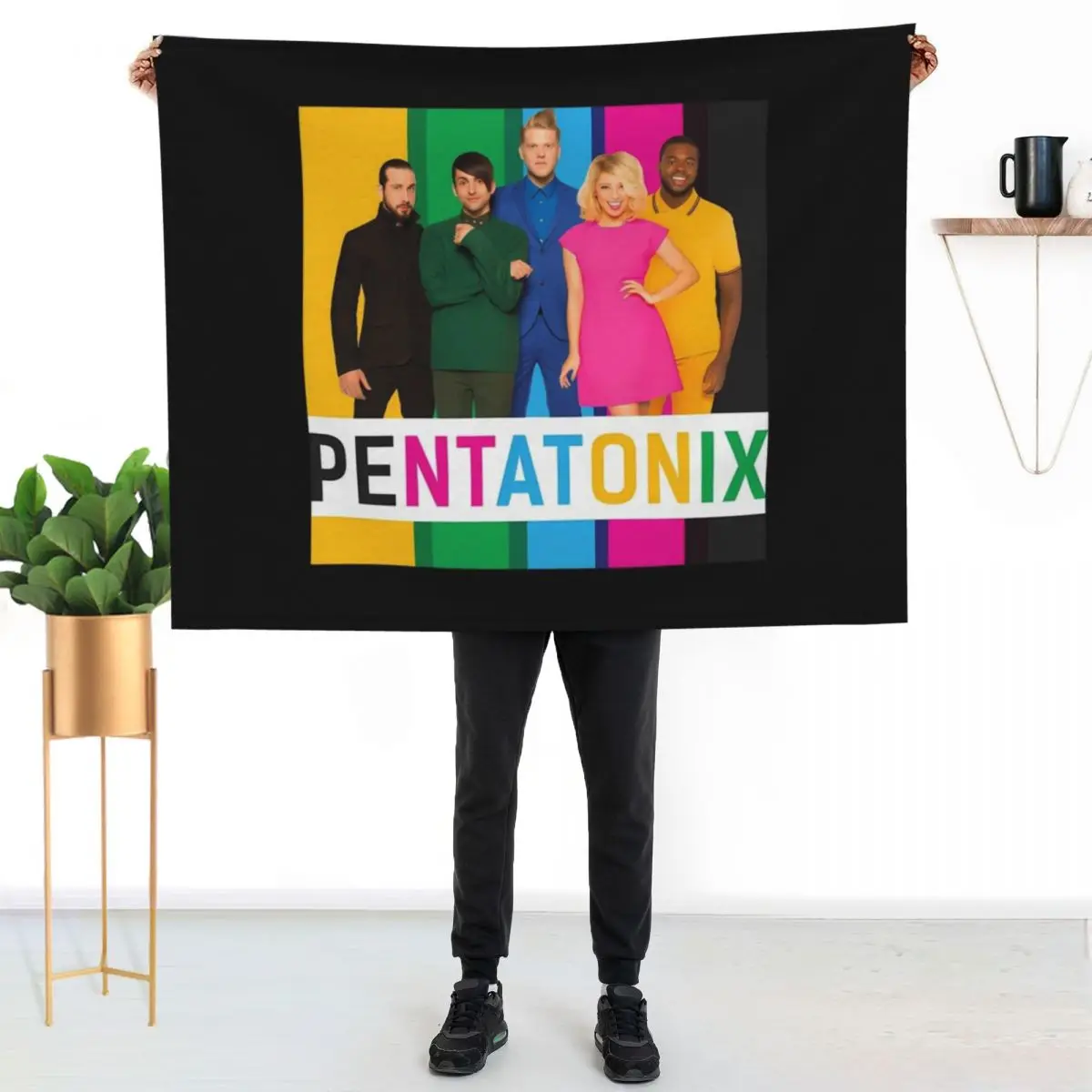 

colour pentatonix hairstyle Throw Blanket Stylish Warm Blanket for Living Room Bedroom