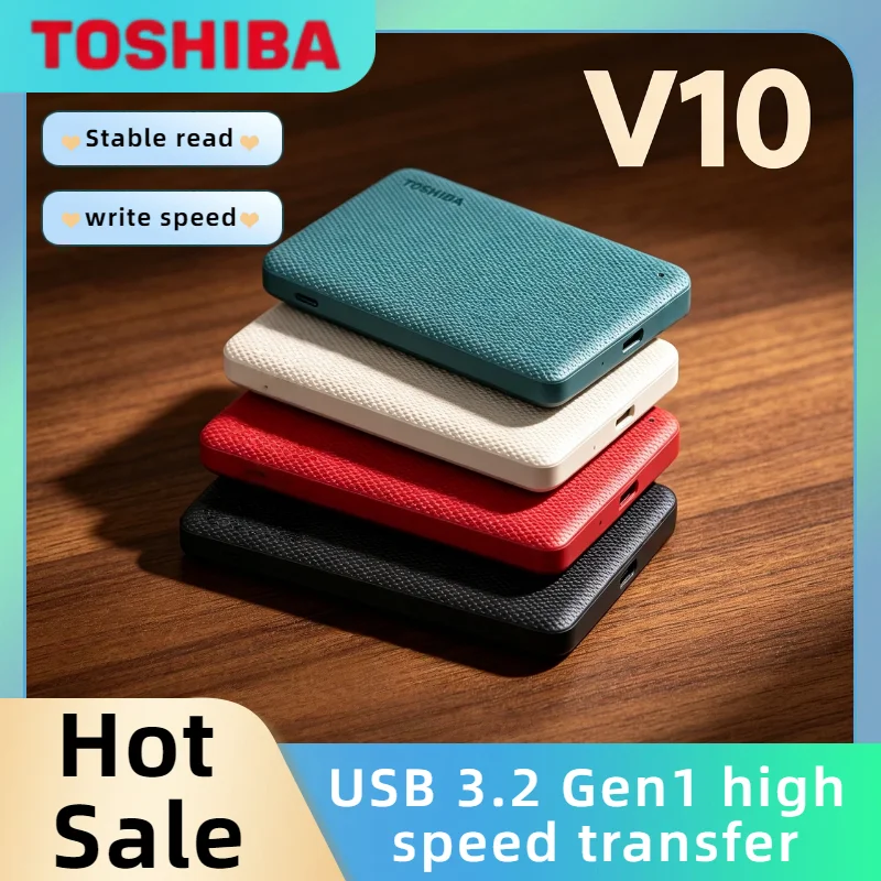 Toshiba Canvio Advanced V10 2.5 Inch 1TB 2TB 4TB USB 3.0 External Hard Drive Portable Mobile Disk for Computer Elite Pro