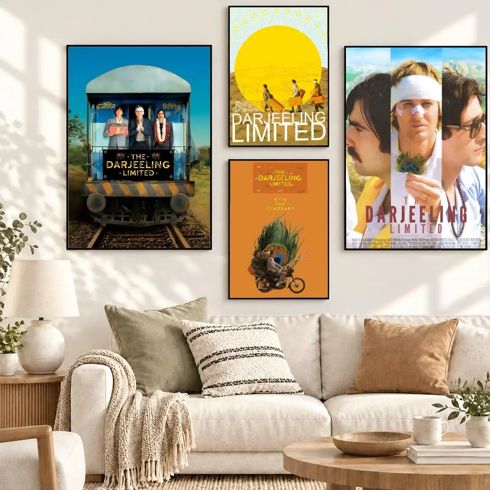 The Darjeeling Limited Wes Anderson Travel Adventure Poster Decorative art prints for the home, holiday gifts, unframed