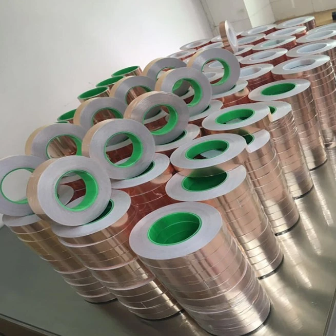 

Copper foil tape Self-adhesive copper foil conductive shield switch key touch induction welding wire