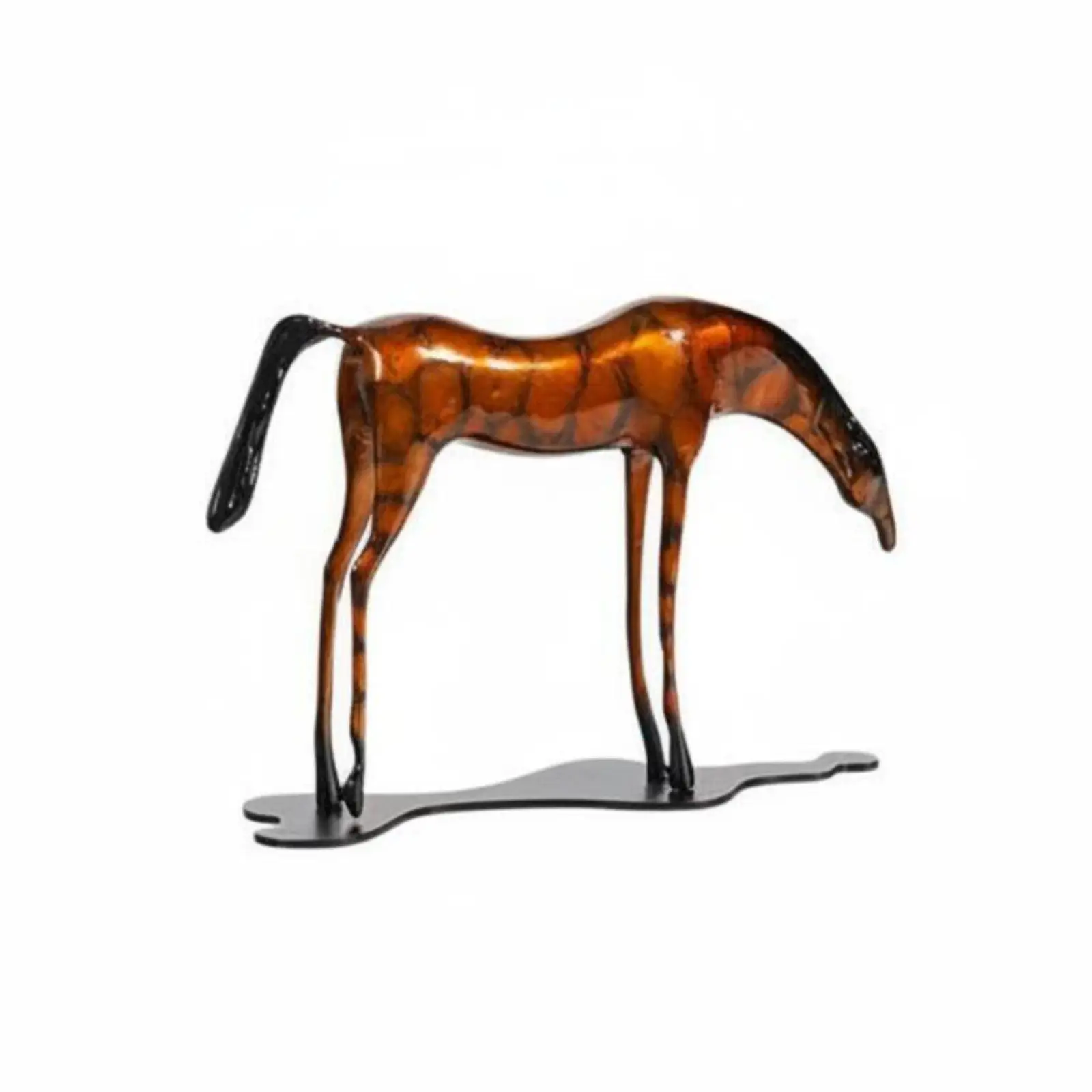 Horse Figurine Modern Minimalist Table Ornament Feng Shui for Living Room