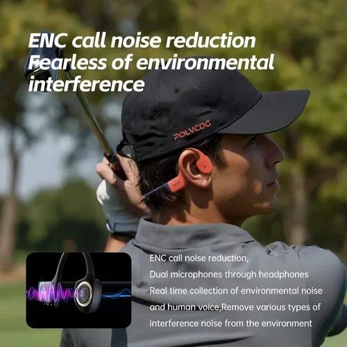 Imagen 2 del producto POLVCDG auriculares de natación de conducción ósea IPX8 impermeables 32GB de memoria Bluetooth 5,4 material de silicona 2025 nuevo producto x16