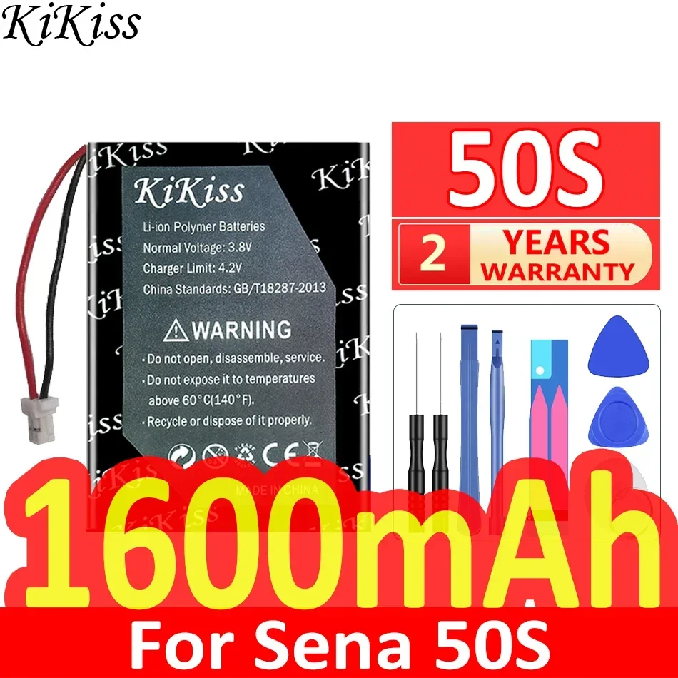 450mAh/1900mAh KiKiss Powerful Battery For Sena 30K 10U 50S 50R SMH10 SLR2 SP51 SHOEI GT-Air II 2019 10C 10S 20s 30S EVO