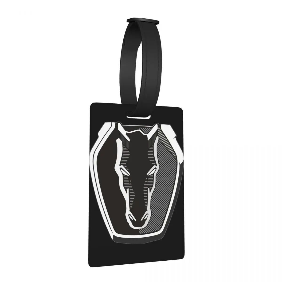 

Темная лошадь, значок Мустанг, багажные бирки, аксессуары для чемодана, дорожный портативный багаж, посадочная бирка, держатель этикетки, идентификационное имя, адрес