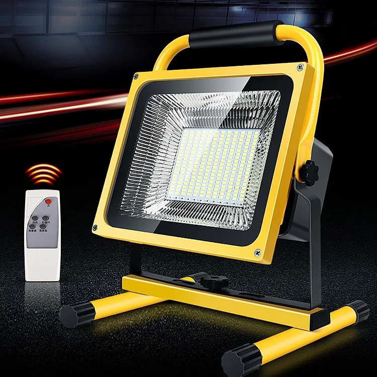 LED outdoor lighting waterproof power outage emergency mobile portable outdoor camping charging flood light solar energy