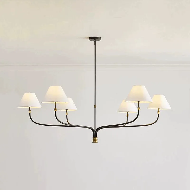 

Retro Simple Led Pendant Lights for Living Dining Room Food Tables Kitchen Designer Chandelier Home Decor Lusters Luminaires