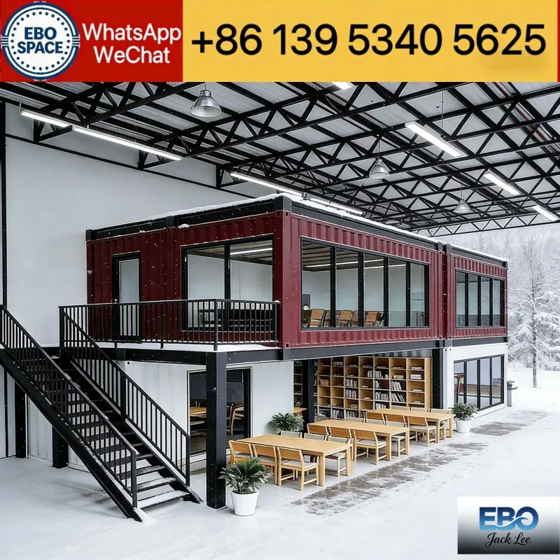 40-foot prefabricated folding house customized version with kitchen and bathroom multi-purpose expandable mobile container