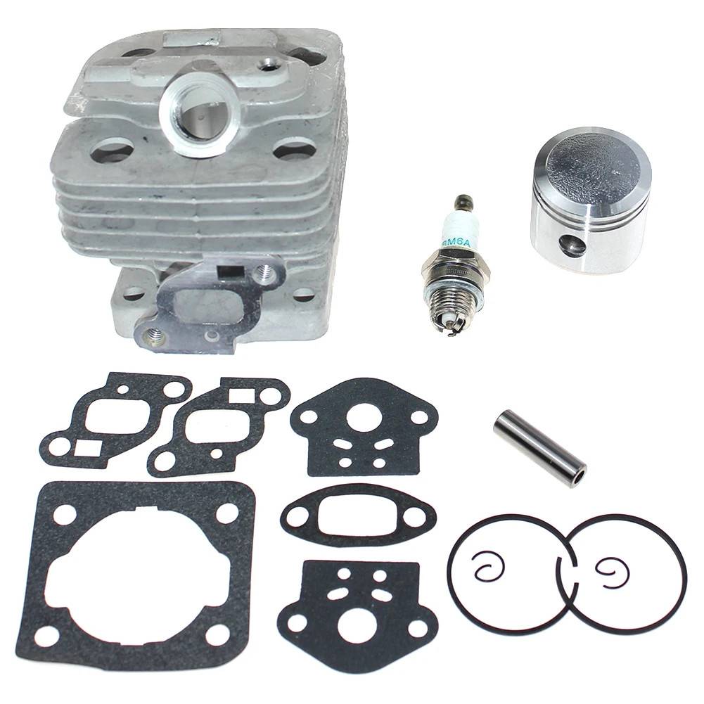 Cylinder Piston Kit Fits For Echo PB-260I PB-260L PB-261L PE-260 PE-261 EDR-260 SRM-260S SRM-260SB SRM-260U SRM-261 SRM-261T