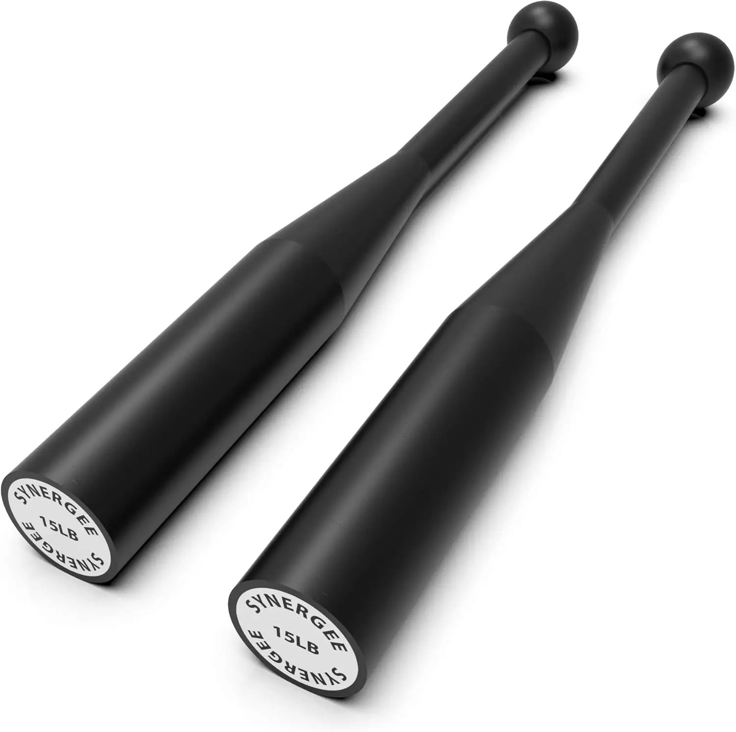 Exercise - Steel Indian Clubs in 1lb, 2lb, 5lb, 10lb & 15lb for Grip and Forearm Strength Training, Sold in Pairs