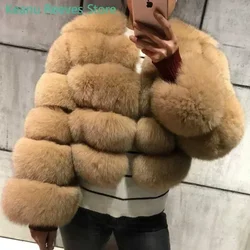 NEW Long Sleeve Faux Fur Coat 2025 Winter Women Fashion Thick Warm Fuzzy Coat Outerwear Female Gray/Black Fake Fur Jacket