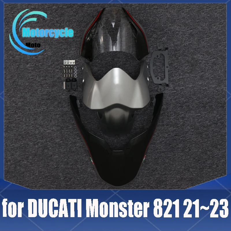 Motorcycle Fairings Kit Fit For DUCATI Monster 821 2021 - 2023 Version ABS Injection Molding Bodywork Set High Quality body