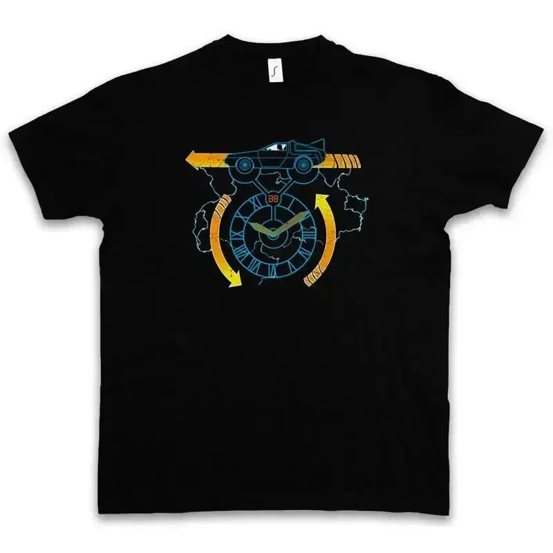 CLOCKTOWER 88 MILES T SHIRT Back McFly To The Doc Brown Future