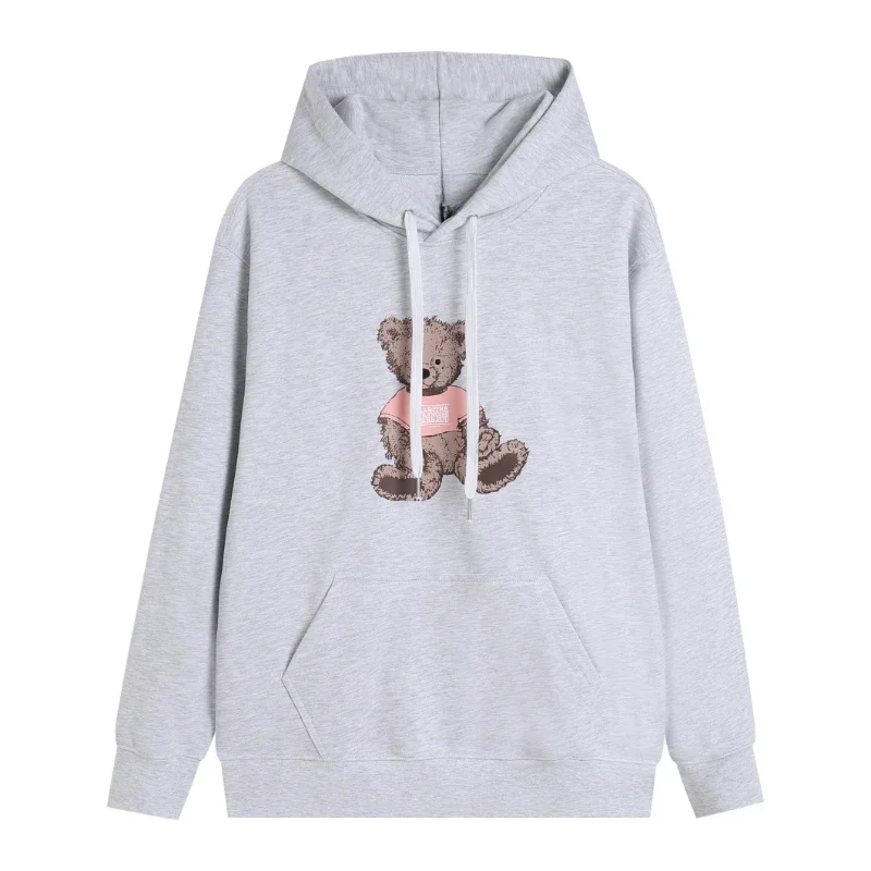 European and American trendy brand stu printing women's hoodie winter new fashion brand street men's and women's jumper