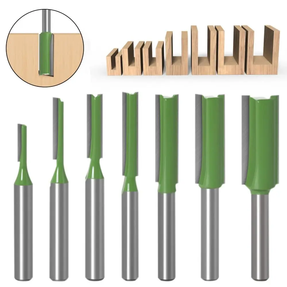 6mm Shank Single Edge Double Edge Slotting Cutter Milling Cutter Drill Bit Router Bits