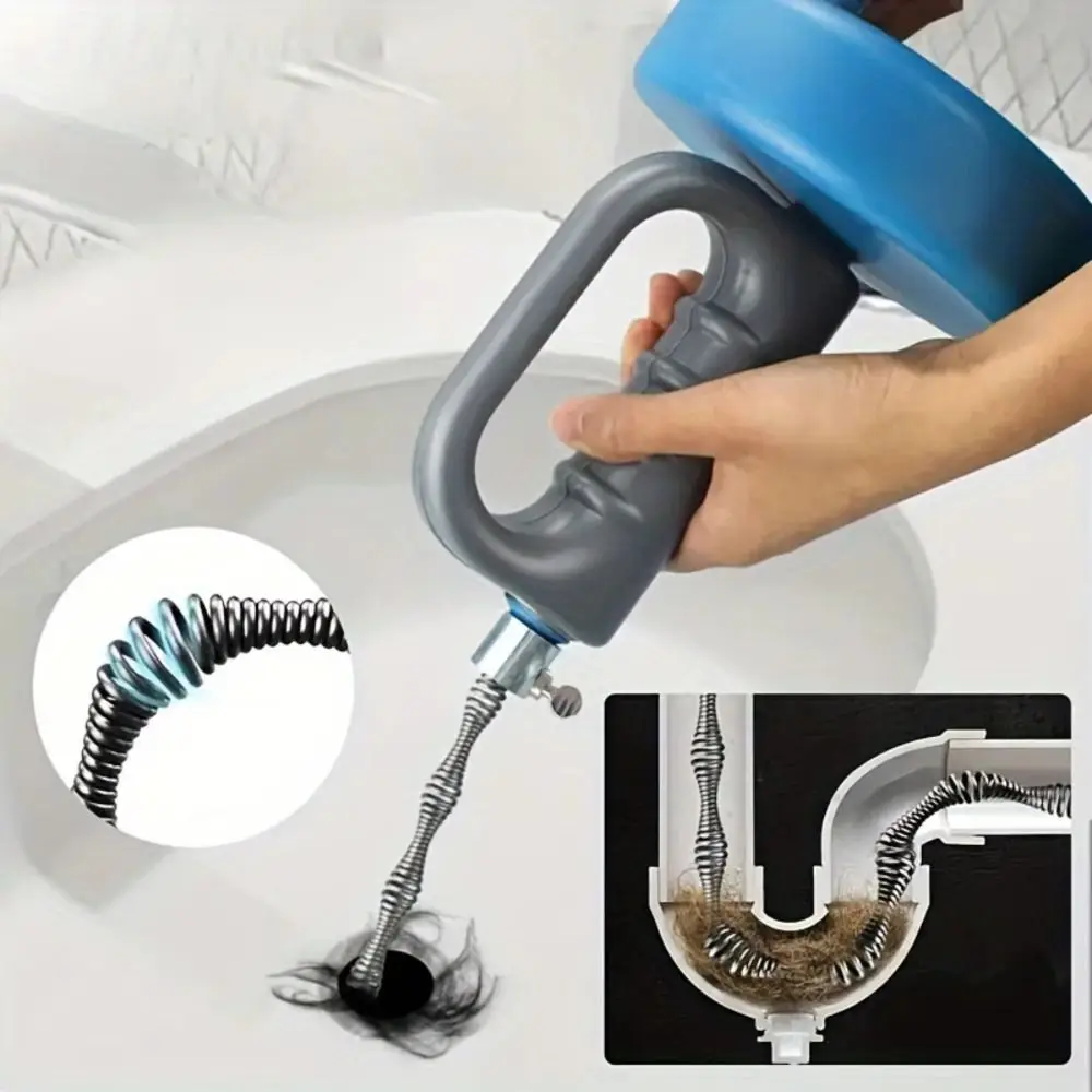 

3/4/5/7m Plumbing Drain Auger Sink Auger Hair Clog Remover Heavy Duty Pipe Snake for Bathtub Sink Kitchen Shower Drain Cleaner