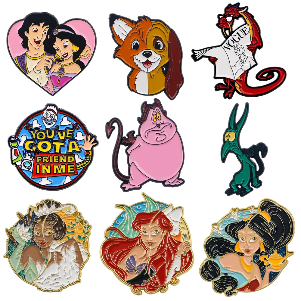 

Cartoon Red Dragon Briefcase Badges Lapel Pins for Backpack Enamel Pin Brooch for Clothes Fashion Jewelry Accessories