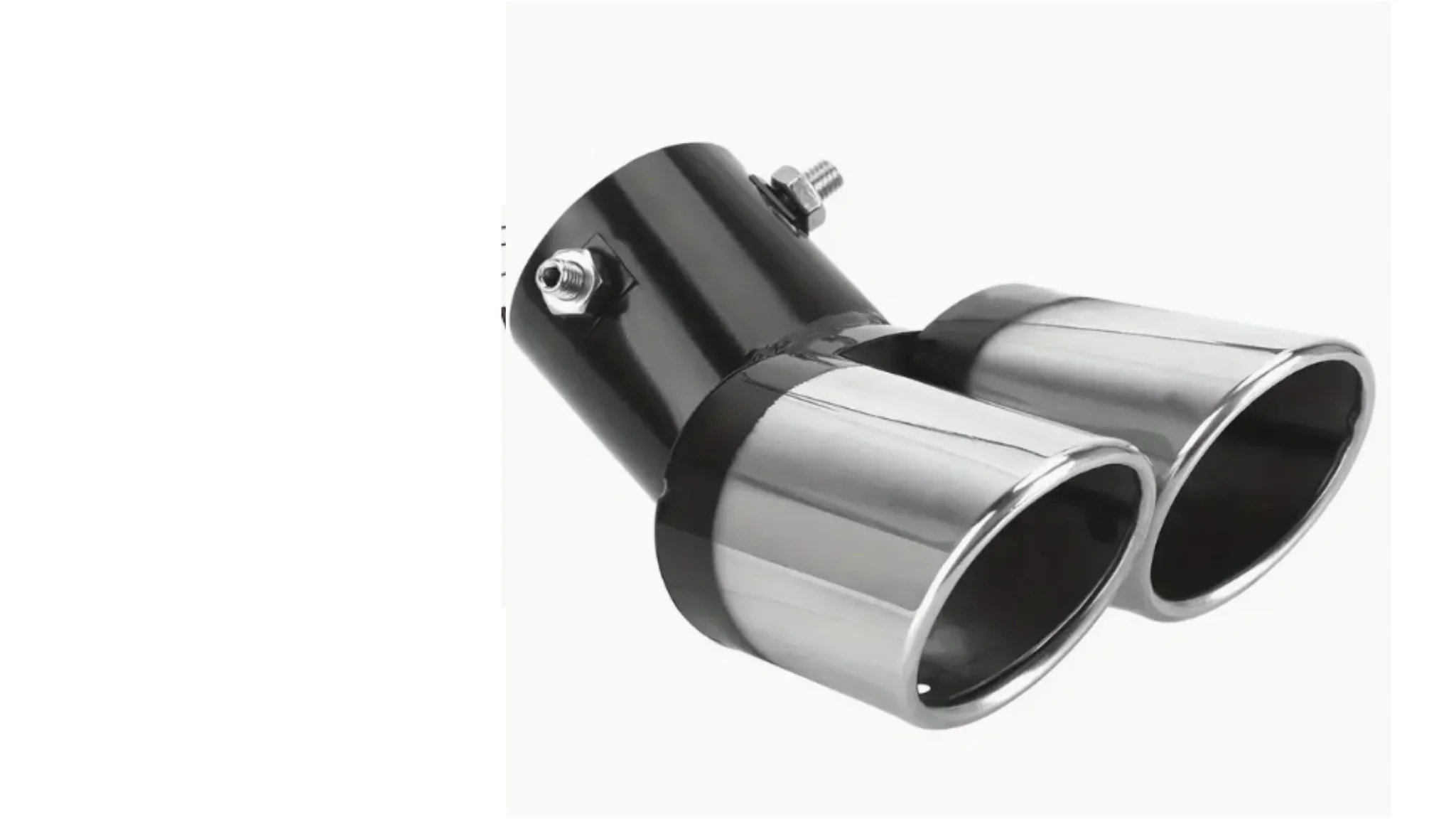 

Украшение автомобиля, хромированная хвостовая труба, Стайлинг автомобиля, универсальная отделка выхлопной трубы автомобиля, глушитель, хвостовая труба из нержавеющей стали, изогнутый двойной выпуск