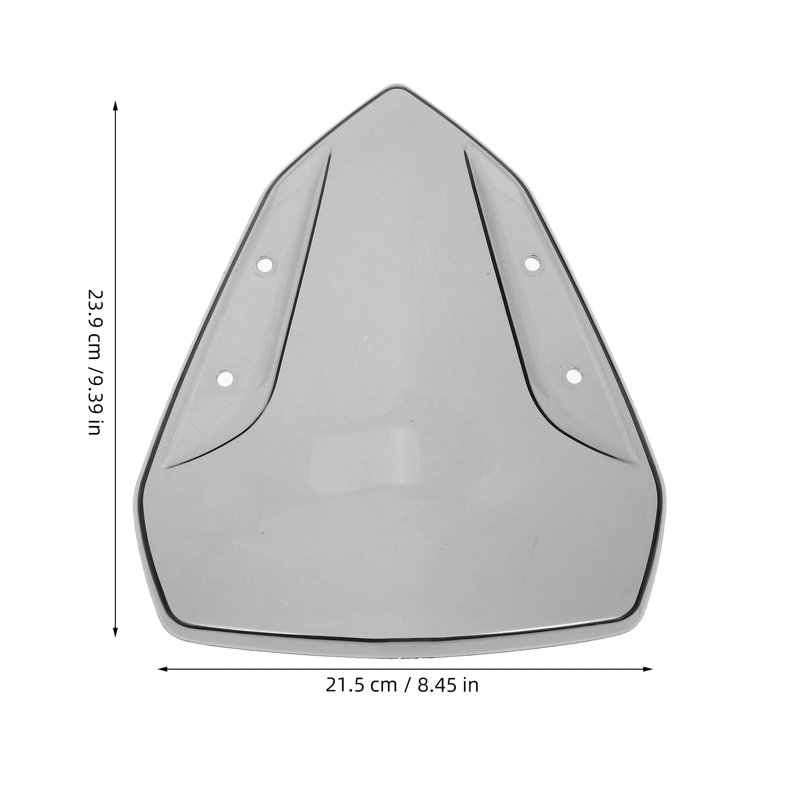 

Universal Front Motorcycle Windshield for NVX155 AEROX155 Clear Black Windscreen Reinforced Plastic Wind Deflector