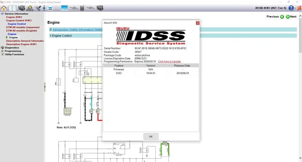 EPC-SOFTWARE For Isuzu E-IDSS Engineering Release 2024 - Isuzu Diagnostic Service System+keygen