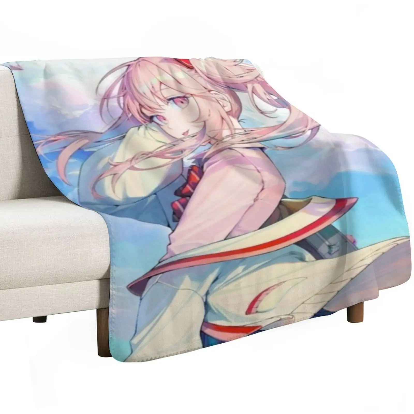 Mizuki || Project Sekai Throw Blanket Sleeping Bag For Decorative Sofa Blankets For Sofas Retros Sofa Quilt halloween Blankets