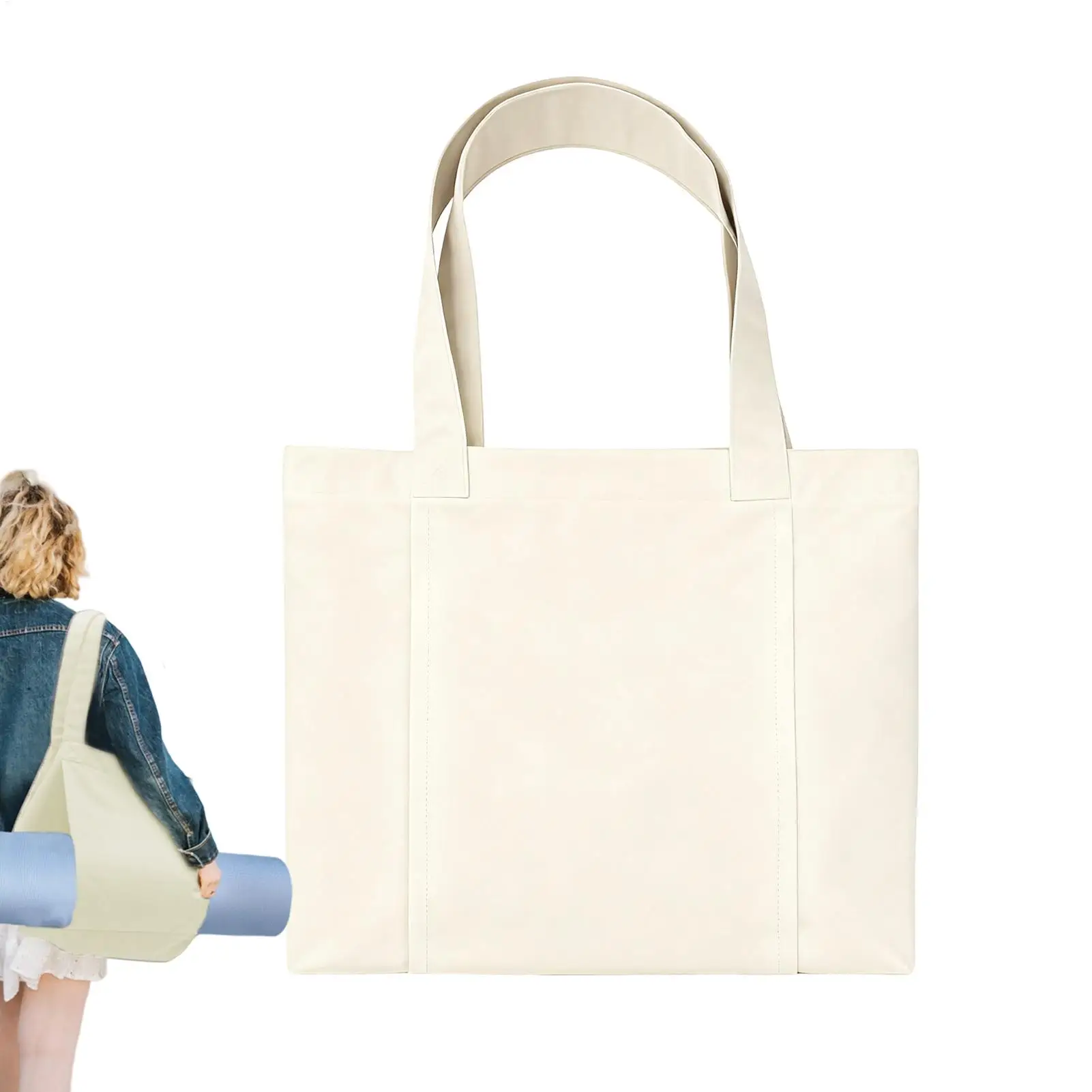 حقيبة اليوغا للنساء خفيفة الوزن منشفة حامل الوسادة حقيبة اليوغا لممارسة التمارين بيلاتيس المنزل السفر اللياقة البدنية غرفة الرقص التمريض #1