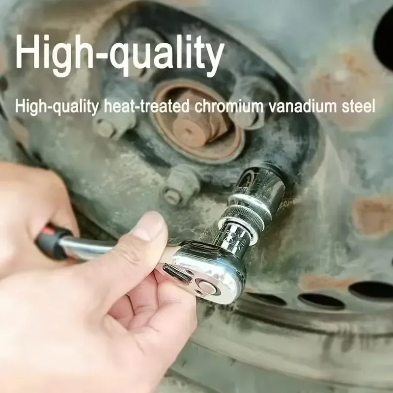 اسئلة وجع محول 1/2 دولاب الموازنة الكبير 3/8 متوسطة دولاب الموازنة مآخذ محول محول كم رئيس محول أداة إصلاح اليد سيارة