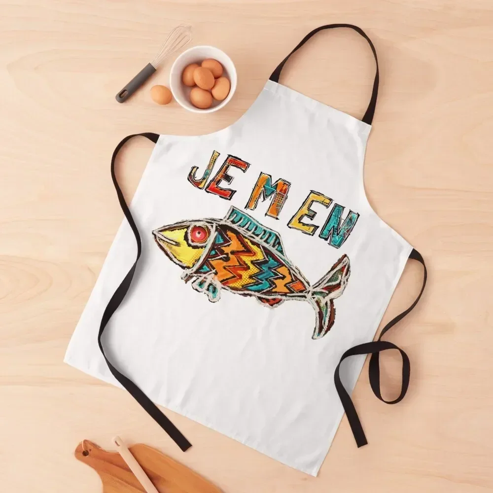 

Je m'en fiche (I don't care in french) Apron Korean chefs Women Kitchen Apron