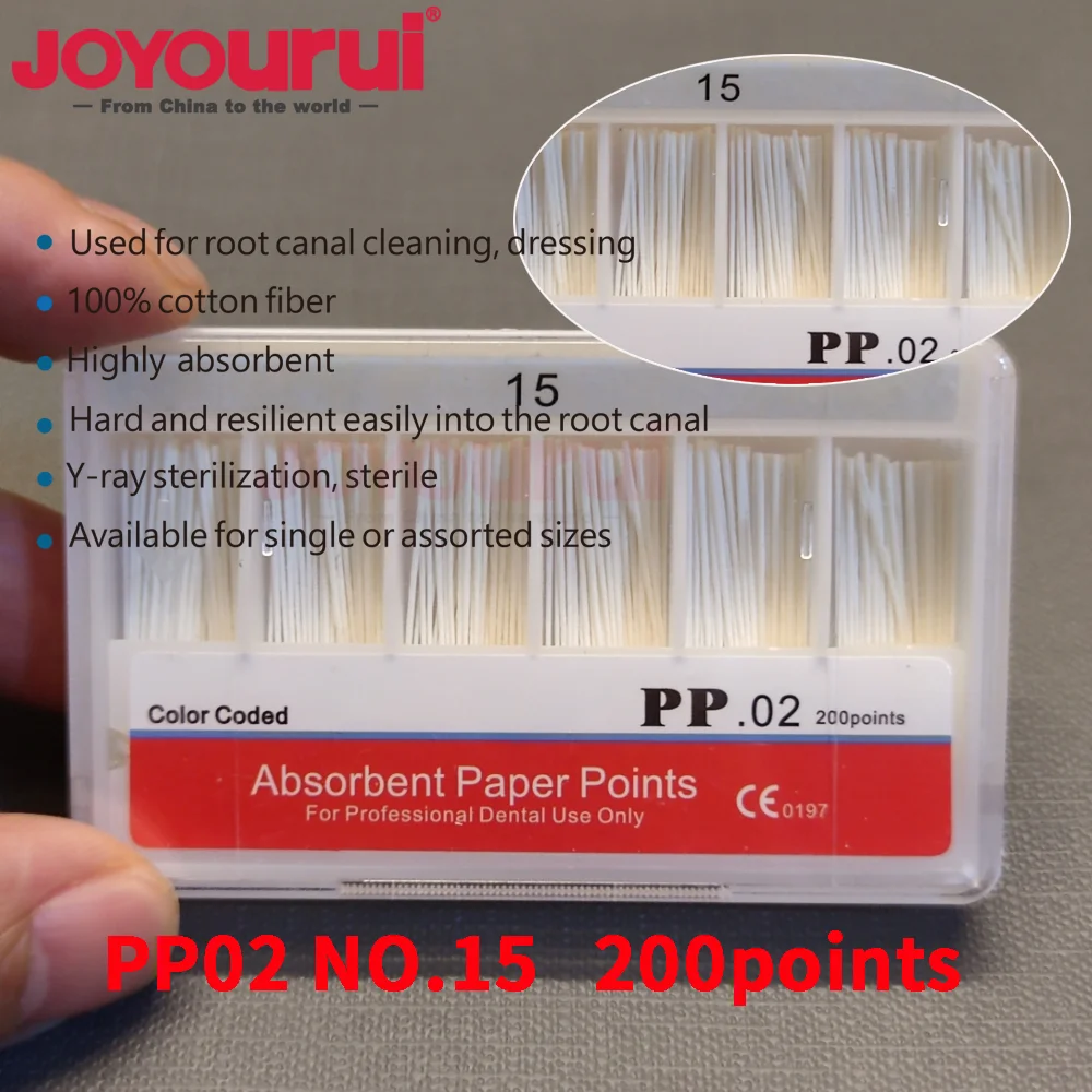 F1 F2 F3 Dental Absorbent Paper Points Root Cancel Files Endodontics Cotton Fiber Tips Dentist Product Materials PP endo file