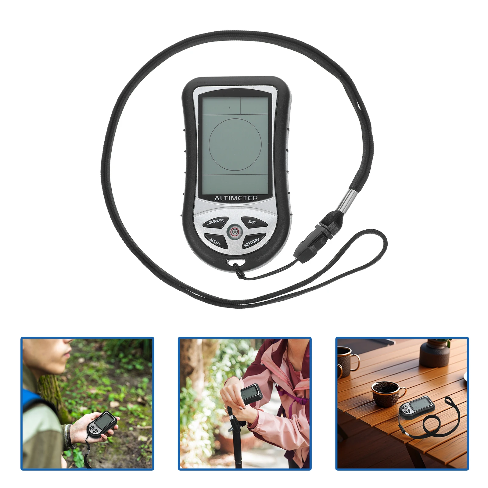 

Multifunctional Mountaineering Guide Air Pressure Compass Barometer Outdoor Electronic Device Small Wind Weather Meter Hiking