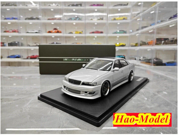 IG 1/18 For Toyota VERTEX JZX100 Chaser Resin Model Car Diecast Ornaments Toys Boys Birthday Gifts Hobby Display Collection