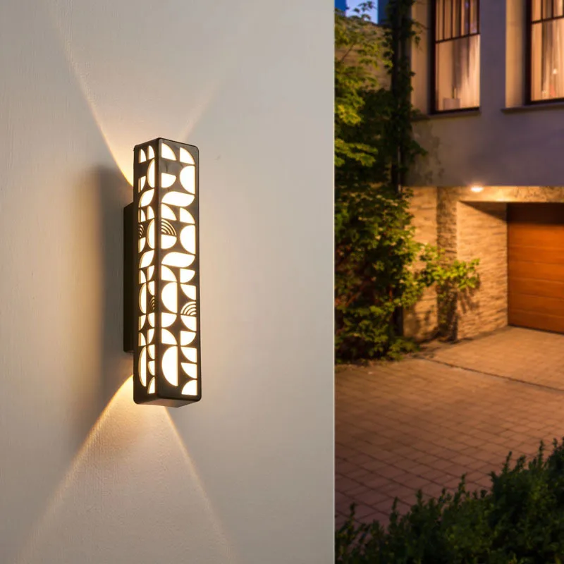 

Outdoor Light Waterproof Rectangular Retro Wall Light 85-265V Garden Home Decorative Wall Light De Pared Porch Lamp