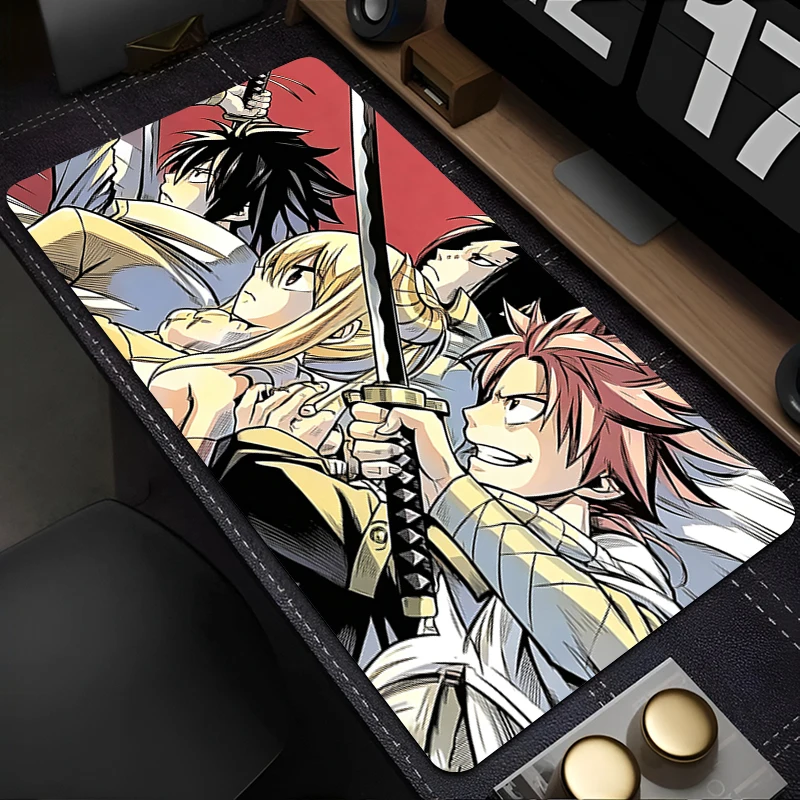 HD Print Anime Mouse pad Office Computer Desk Mat Large Gamer Keyboard Pad Fairy Tail E-sports Gaming MousePad Decoracion carpet