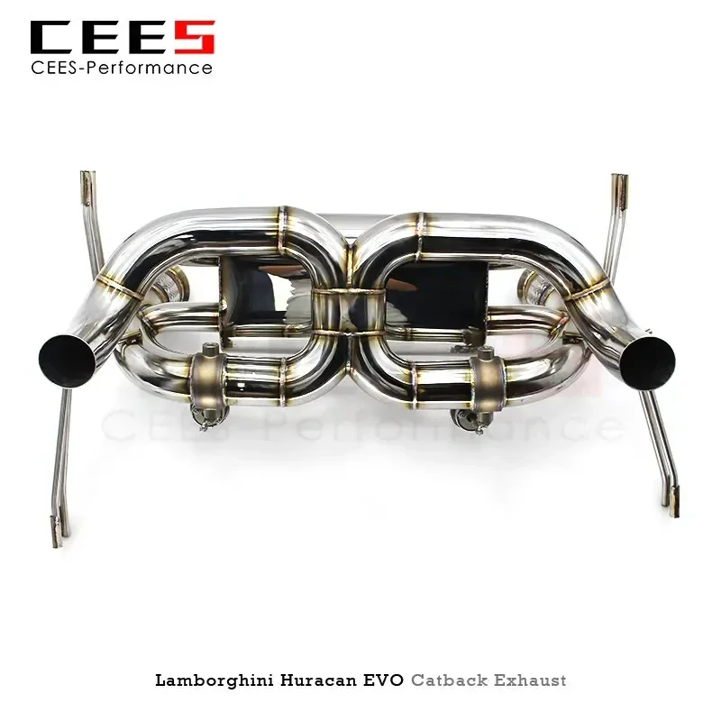 

cees Valvetronic Catback Exhaust for Lamborghini Huracan STO EVO Spyder 5.2 (2019-2020) High Performance Muffler System
