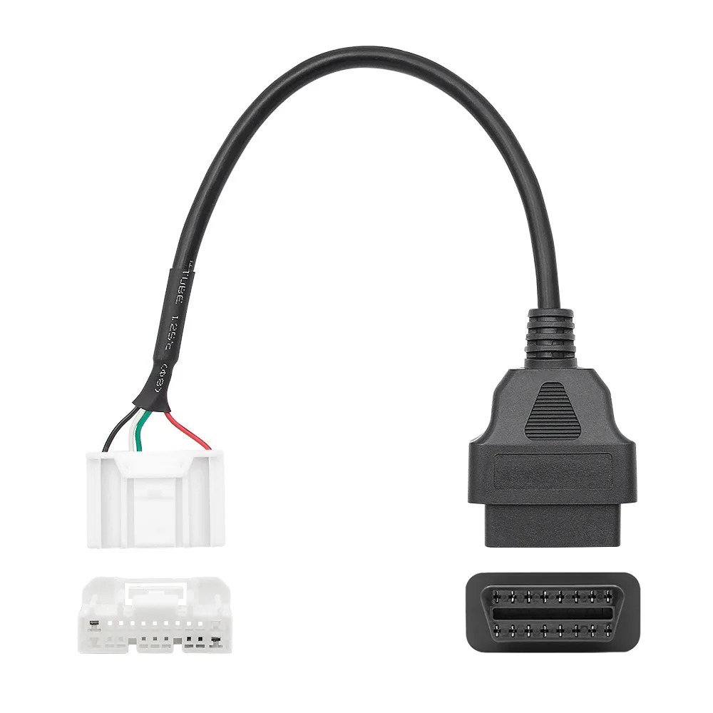 For Te-sl-a 12/20/26pin to 16pin Male Female OBD2 Cable Connector Model 3 Model Y OBD 2 OBDII Diagnostic Tool Auto Adapter