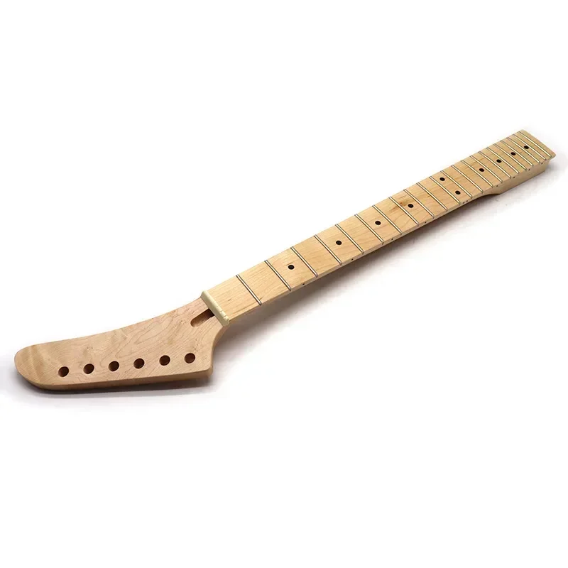 T-handle banana head 6 strings 22 frets Canadian maple matte 5.6 wide electric guitar neck DIY assembled guitar handle