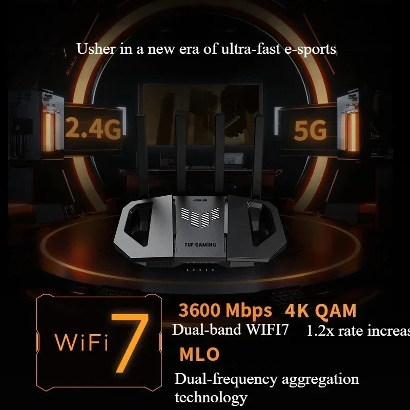 

NEW WiFi7 TUF GAMING BE6500 Gaming Router Ai Router Home WiFi Random Group Routing BE3600
