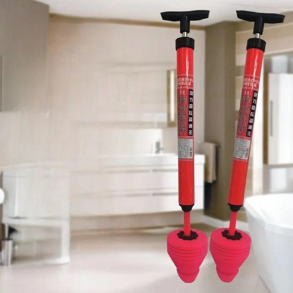 2 Desatascadores de Inodoros, Desatascador de Tuberías de Drenaje de Suelo para el Hogar, Desatascador Ergonómico para Desagües, Kit de Fontanería, Desatascador de Fregaderos