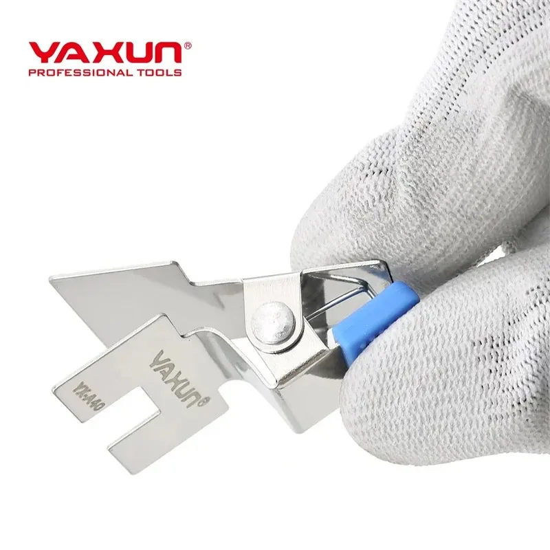 YX-A40 Phone PCB Soldering Clamp YAXUN Stainless Steel Holder with Silicone Pad for Maintenance Work image 6