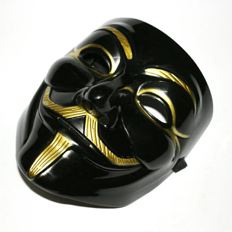 Halloween Fancy Dress Costume Cosplay Venetian Carnival Mask Christmas Gifts for Men Guy Fawkes Anonymous Vendetta Mask