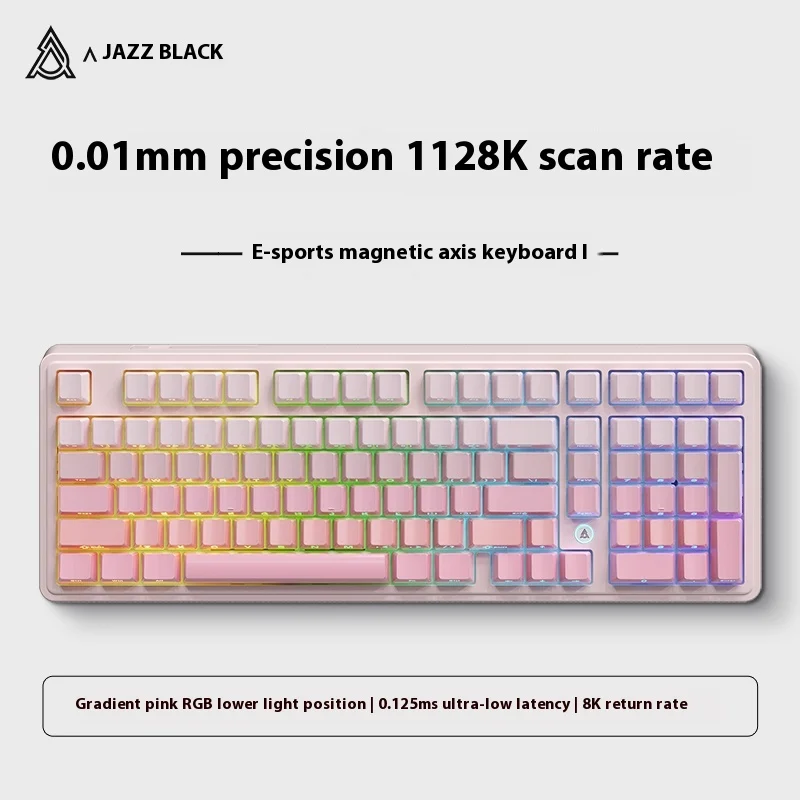 

Black Knight Ak980max Magnetic Axis Mechanical Keyboard High-End Gaming Wired Keyboard E-Sports Customized Hot Swappable Gift