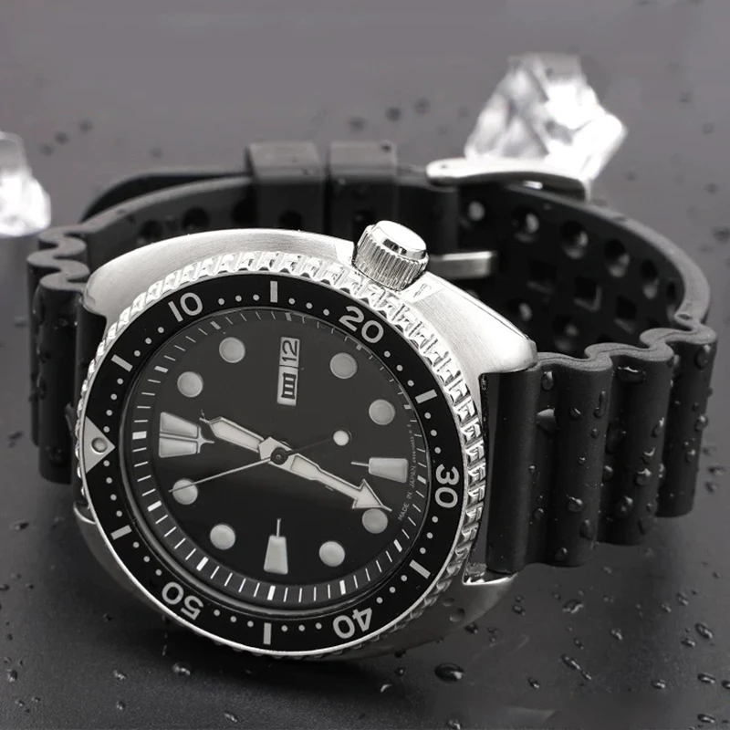 Fluoro Rubber Strap 18/20/22/24mm Breathable Sport Waterproof Quick Release Men FKM Replace Watch Band for Seiko for Citizen