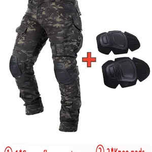 ملابس رجالية موحدة قمصان تكتيكية قمصان قتالية كامو صيد سراويل الكوع / الركبة وسادات يناسب السراويل البضائع الذكور مقاومة للاهتراء أعلى 11 مبيعات السراويل التكتيكية للركبة - No12