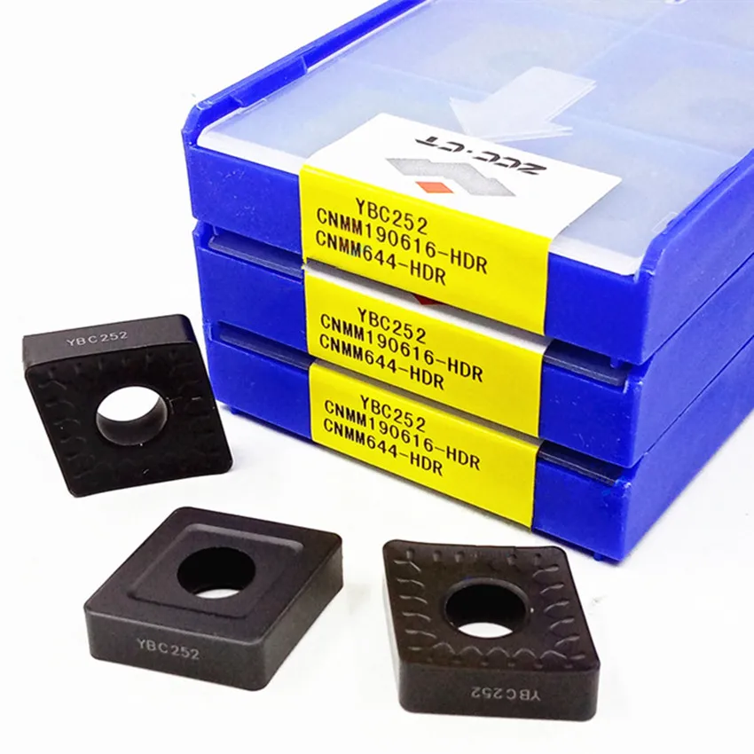 

CNMM190616-HDR YBC251/CNMM190616-HDR YBC252/CNMM190616-HDR YBC351/CNMM190624-HDR YBC252 ZCC.CT CNC carbide inserts 10pcs/box