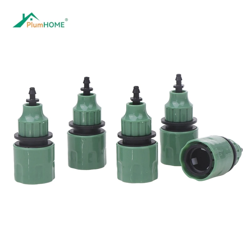 

5Pcs 4/7MM 8/11MM Thread Hose Quick Connector Garden Irrigation Lawn Watering Pipe Accessories Water Supply Fast Connect Joint