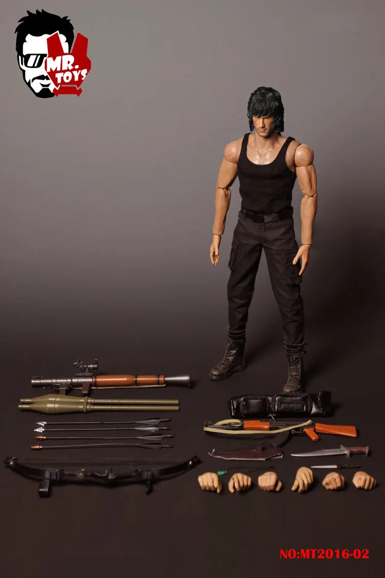 

MR.TOYS MT2016-02 1/6 Male Soldier Rambo High Quality Full Set 12'' Action Figure Model In Stock