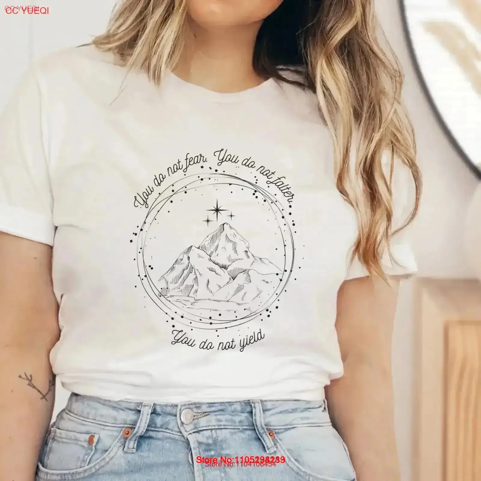 You Do Not Yield T Shirt OFFICIALLY LICENSED Sarah J Maas Merch ACOTAR Throne of Glass vintage Washed Stylish Breathable