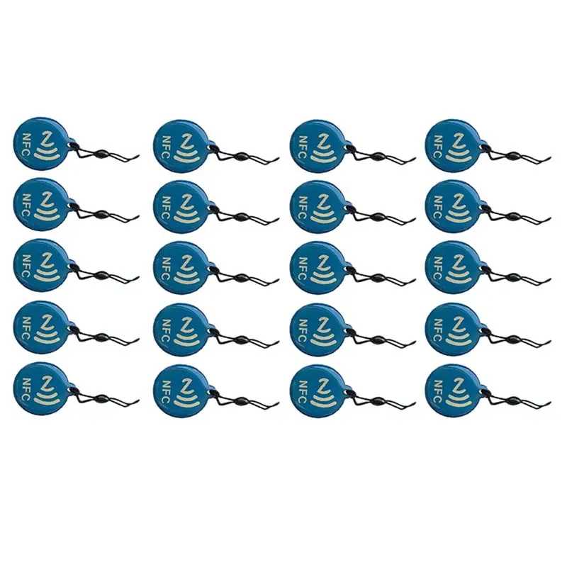 [NEW A09R!】 20Pcs Tags Lable Ntag213 13.56Mhz Smart Card For All Enabled Phone Smart Business Card 31.5X28mm
