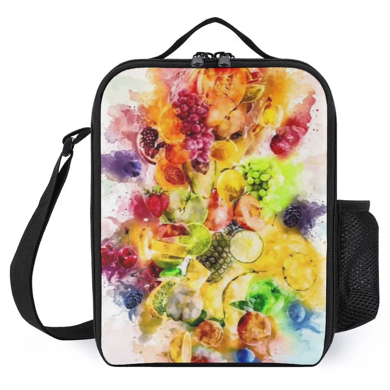 

фруктовый сок, искусство Bolsas, принт, французская школа, учитель, подарки, холодильник, сумка для обеда, изоляционная сумка для ланча