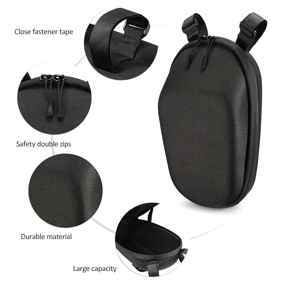 1pc Scooter storage bag for M365 scooters and ES series, front hanging bag durable EVA suitable for carrying charger tools